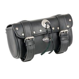 Milwaukee Leather 192359349760 Pvc Double Strap Tool Bag For Motorcycle Riding/travel