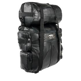 Sh537-mpsh-sissybar-bag-group Milwaukee Leather Sh537 Large Black Motorcycle Deluxe Sissy Bar