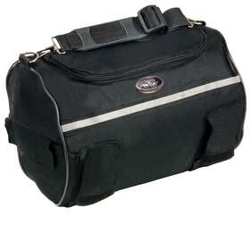 Sh608 Milwaukee Leather Sh608-black-pcs Medium Black Textile Motorcycle Roll Bag With Reflective