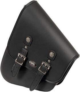Milwaukee Performance Sh640 Leather Black Left Side Tall Slanted Pvc Swing Arm Bag