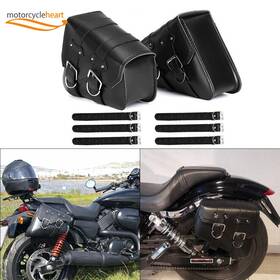 Mc826495yc Mitoharet Motorcycle Saddle Bags For Sportster 883 Dyna Pu Leather Luggage Tool Saddlebag