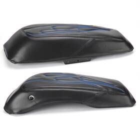 Mokmadg2x001 Mokitdora Touring Road Electra Street Glide Saddlebag Lid Bra Covers For Harley 2014-up