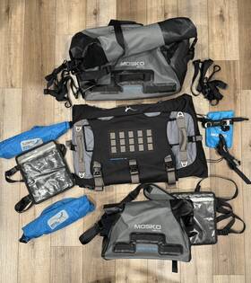 Bcd-40l-2016 Mosko Moto Adventure Gear 3 Bags And Straps Backcountry 40l Scout D-25l D-60