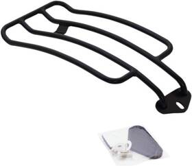 Mwl-151-mb Motherwell Matte Black 6 Solo Luggage Rack For Harley Softail Blackline Slim