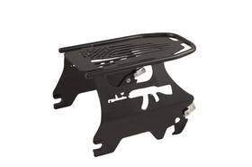 Mwl-157-18-fl Motherwell Products Harley Solo Luggage Rack Detachable Flat Inch Patriot