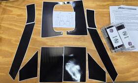 Rk-214 Moto Equip Side Bag Black Reflective Vinyl Tape Kit 3m For Kawasaki Concours Gtr 1400 2008