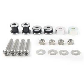 Moto Ht 550722458516 Sissy Bar Rack Backrest Docking Hardware Kit For Harley Softail Flstc Fxstsb