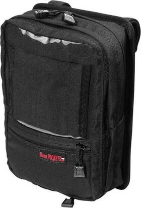 40003blk Moto Pockets Handlebar Utility Bag 7.5 Inch X 10 3 Black