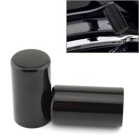 Motoefg 550727191913 2 Pcs Docking Hardware Point Covers Kit Fit For Harley Touring Flhx 09-23 Black