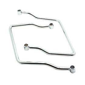 Mc-qta053-19-cd Motor 19cm Saddle Bag Bar Mount Brackets New Fit For Yamaha V Star 1100 650 Xvs650