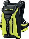 3517-0284 Motorcycle Icon Pack Bag 3 Squad Yellow -viz Backpack Bookbag