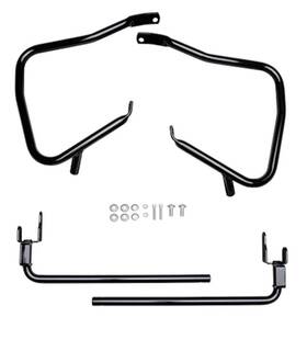 Wr004678gb Motorcycle Harley Davidson Touring 2014-2023 Gloss Black Rear Saddle Bags Bag Guard Mount