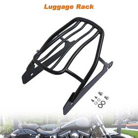 Mc-tca5233-bk-s4-le Motorparts Luggage Rack Two Up Black Rear Fit For Dyna Wide Glide Efi Fxdwgi 2006