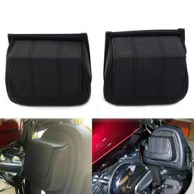 Motorshop168 420018579716 Black Fairing Lower Door Pocket Bags For Harley Touring 96-13 Road Street Glide