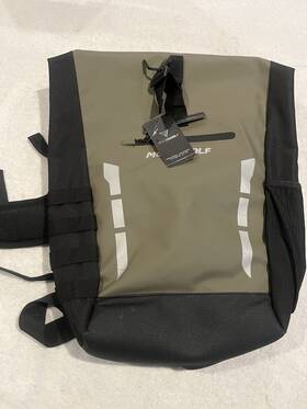 Mdl0716 Motowolf Waterproof Reflective Motorcycle Backpack 20l Olive Green Nwt