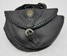 Mp8835 Milaukee Leather Womens Black Braided Hip Belt Bag With Holster