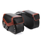 Mpbb0010bkus-688-0 Synthetic Leather Motorcycle Saddle Bags Motorbike Panniers Luggage 699921411073