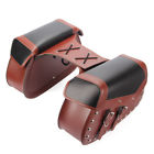 Mpbb0010bnus-688 Brown Motorcycle Leather Side Saddle Bags For Honda 705346477065