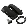 Mt-0401022-b-lid Zxmt Dual Speaker Lids For Harley Touring Saddlebag Road King