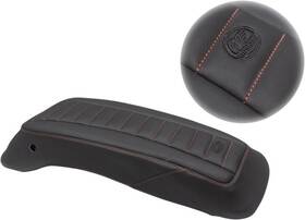 77640ab Mustang Seats Saddlebag Lid Covers Deluxe Red Stitch #77640ab Harley Davidson
