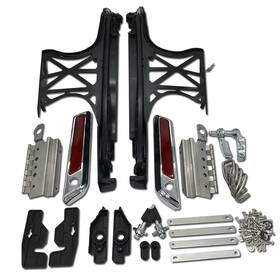 Pj-004 Mzyparts #sp14 One Touch Saddlebag Latch Lid Hardware Covers For Harley Touring Model 2014-2024