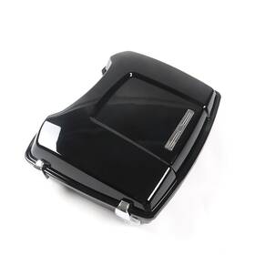 Qj-tb-002 Mzyparts #sp14 Black Razor Tour Pak W Old Latch And Backrest For Harley Touring Models 1994-2013