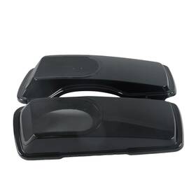 Wb-hl1584-004 Mzyparts #li08 6 9 Inch Saddlebags Speaker Lids Vivid Black Cvo Style For Touring Glide 1994 - 2013 Wb-hl1584-004 Mzyparts #li08 6 9 Inch Saddlebags Speaker Lids Vivid Black Cvo Style For Touring Glide 1994 - 2013