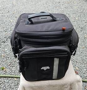 Exp200-k Nelson-rigg Motorcycle Bag Expandable Tail Pack Black Ec