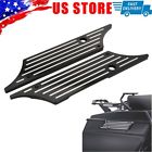 Nic-a87541w6544s Nicexhf Black Edge Cut Cnc Billet Hard Saddlebag Latch Cover