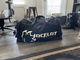 Ocelot 124-2500 Pro Gear Bag Black Xxlarge Motocross Duffle Travel