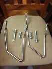 90587-85 Oem Saddlebag Brackets 82-94 Chrome Support Harley Fxr