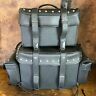 Oem455-98 Us Luggage New Set Pair Of Motorcycle Leather Studded Bag