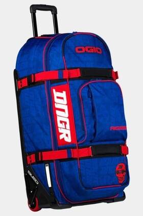 801000.24 Ogio New Rig 9800 Wheeled Rolling Travel Gear Bag Luggage Dnger X Flat Deep Blue