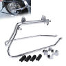 Oo8080 Acc Chrome Saddlebag Conversion Brackets For Harley Softail Hardware Usa