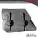 Orsbl29 Sportster La Rosa Harley-davidson 1982 To 2003 Larosa Grey Cowhide Leather Harley Left Solo Saddlebag