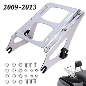 Mpphlooo8018-ch-4f Oumurs Detachable Two-up Tour Pack Mounting Rack For Harley 2009-2013 Road Street Glide