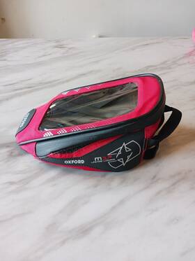 Por19040 Oxford Su213/por19040/20 M1r Lifetime Luggage Motorcycle Tailpack Red Black Travel Go Bag Storage