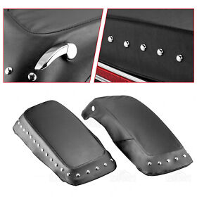 90209007 Pair Saddlebag Cover Lids With Rivets For Harley Touring Electra Road Glide 14-22