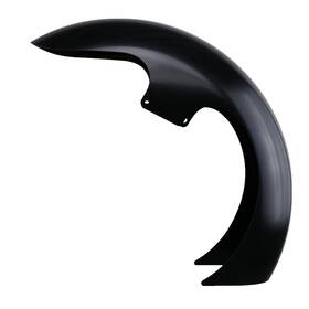 Dei23-14l-b Paul Yaffes Bagger Nation Dei Fender 23 Inch With Spacers Black 14-up