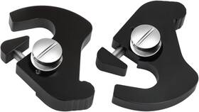 Pbymt 705338334703 Black Detachable Mounting Luggage Rack Clips Sissy Bar Latch
