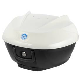 1b00022801bu Piaggio Genuine Top Box Kit Beverly Medium White 595 Red Stitching