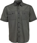 352-6136l Polish Shirt Fly Racing Gray Up Large Button