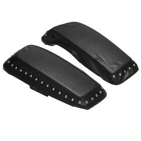 Prmadg2x001 Precisionride Pu Leather Saddlebag Lid Covers Protector For Touring Road Glide King 2014-up