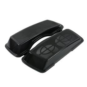 Wb-hl1584-001 Protek #pay-49 6x9 Dual Saddlebag Speaker Lids For Harley Electra Street Road Glide 1994-2013