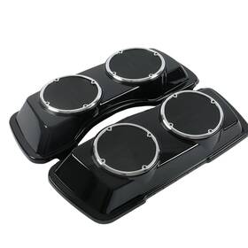 Wb-hl1584-005 Protek #pay-49 Dual 6.5 Inch Saddlebag Speaker Lids For Harley Davidson Touring Model 1994-2013