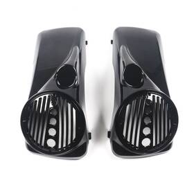 Wb-hl1584-158 Protek #pay-49 8 Inch Speaker Lids With Tweeter Port For Harley Davidson Touring Models 1994-2013
