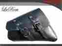 Prsbl03blue Sportster Harley-davidson 2004 Up Larosa Black Leather Blue Stitch Harley Xl 883 48 Saddlebag