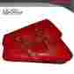 Prsbl07 Sportster La Rosa Harley-davidson 2004 Up Red Leather Harley 883 48 72 Left Mount Saddle Bag Prsbl07 Sportster La Rosa Harley-davidson 2004 Up Red Leather Harley 883 48 72 Left Mount Saddle Bag