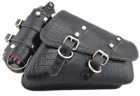 Prsbr05-syb05 La Rosa Up Sportster Right Side Gator Leather Bag And