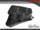 Prsbr08 Sportster La Rosa Harley-davidson 2004-2016 Larosa Rustic Black Leather Harley Nightster Right Saddlebag